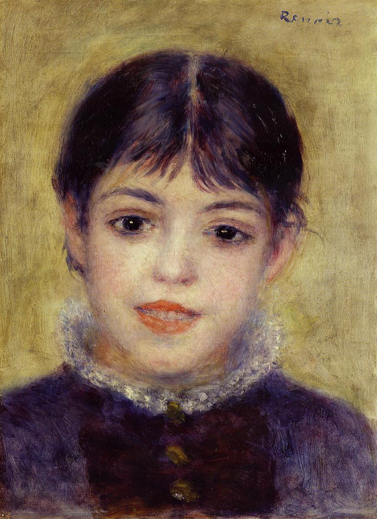 Smiling young girl 1878